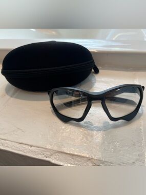 Oakley Racing Jacket Oo9019 Plazma Sunglasses - clear lens - like new